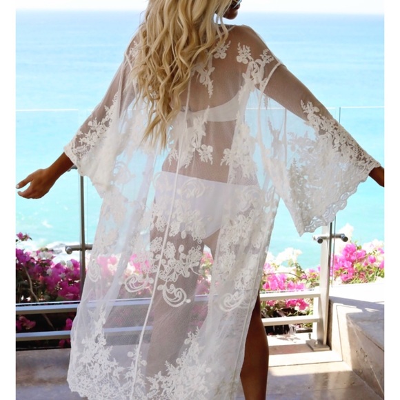 Crochet Kimono - Picture 3 of 7